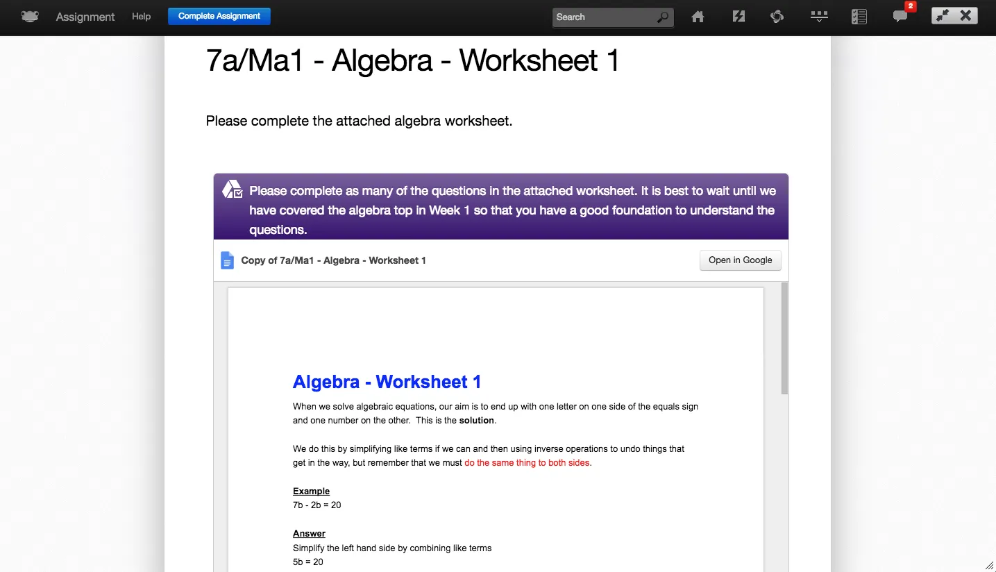 stu2Google_Activity_Widget_Student_Assignment_Display.jpg